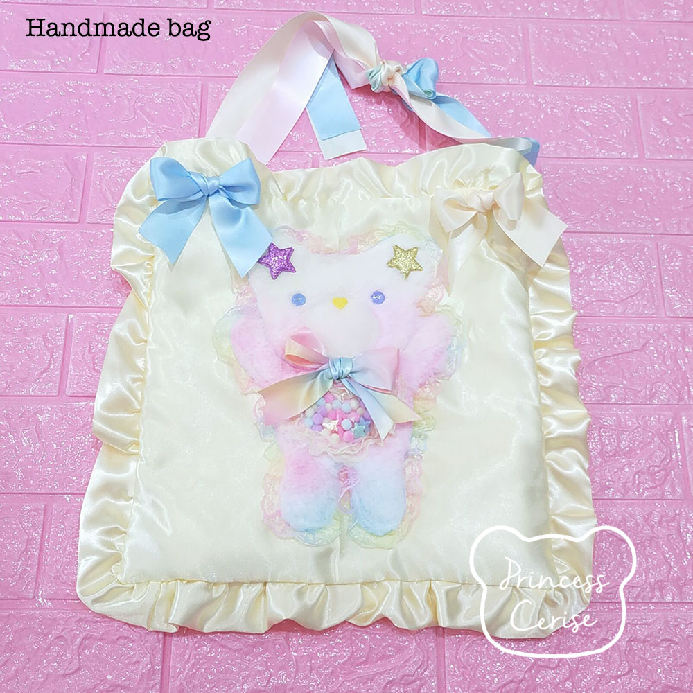 「Princess Cerise Handmade」Handmade Two sides bagハンドメイドバッグ