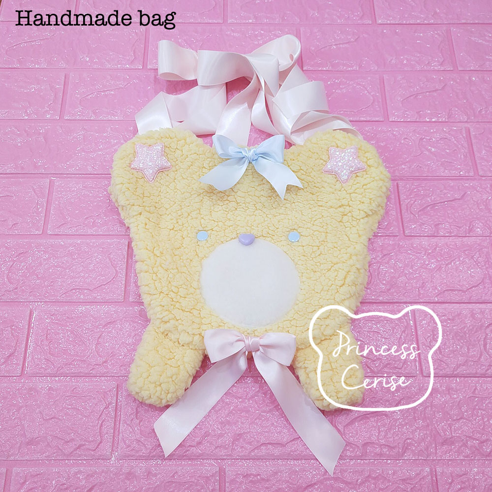 「Princess Cerise Handmade」Handmade bear baby bagハンドメイドバッグ