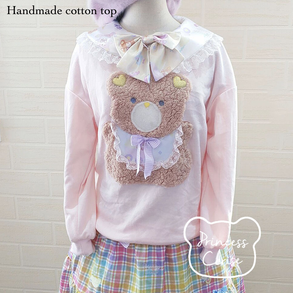 「Princess Cerise Handmade」Handmade cotton topハンドメイドコットントップ