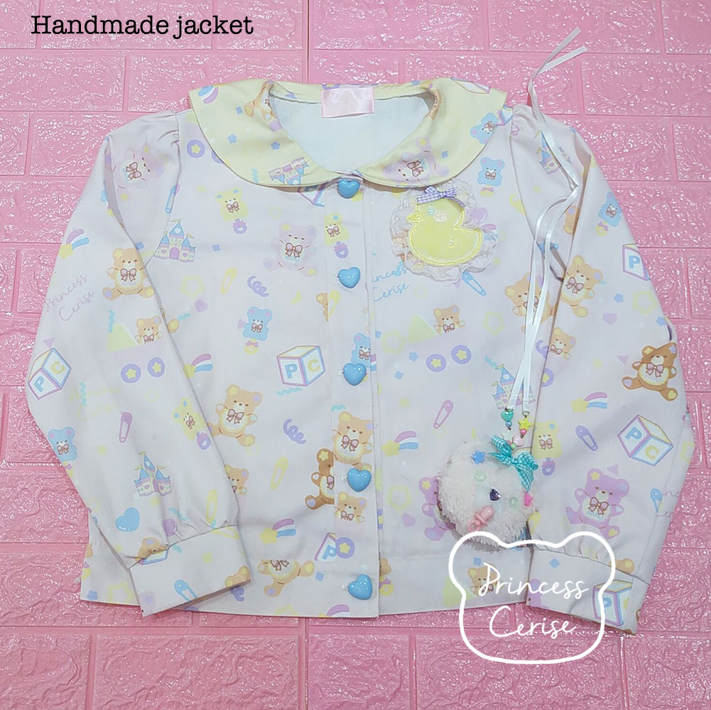 「Princess Cerise Handmade」Handmade canvas jacket ハンドメイドキャンバスジャケット