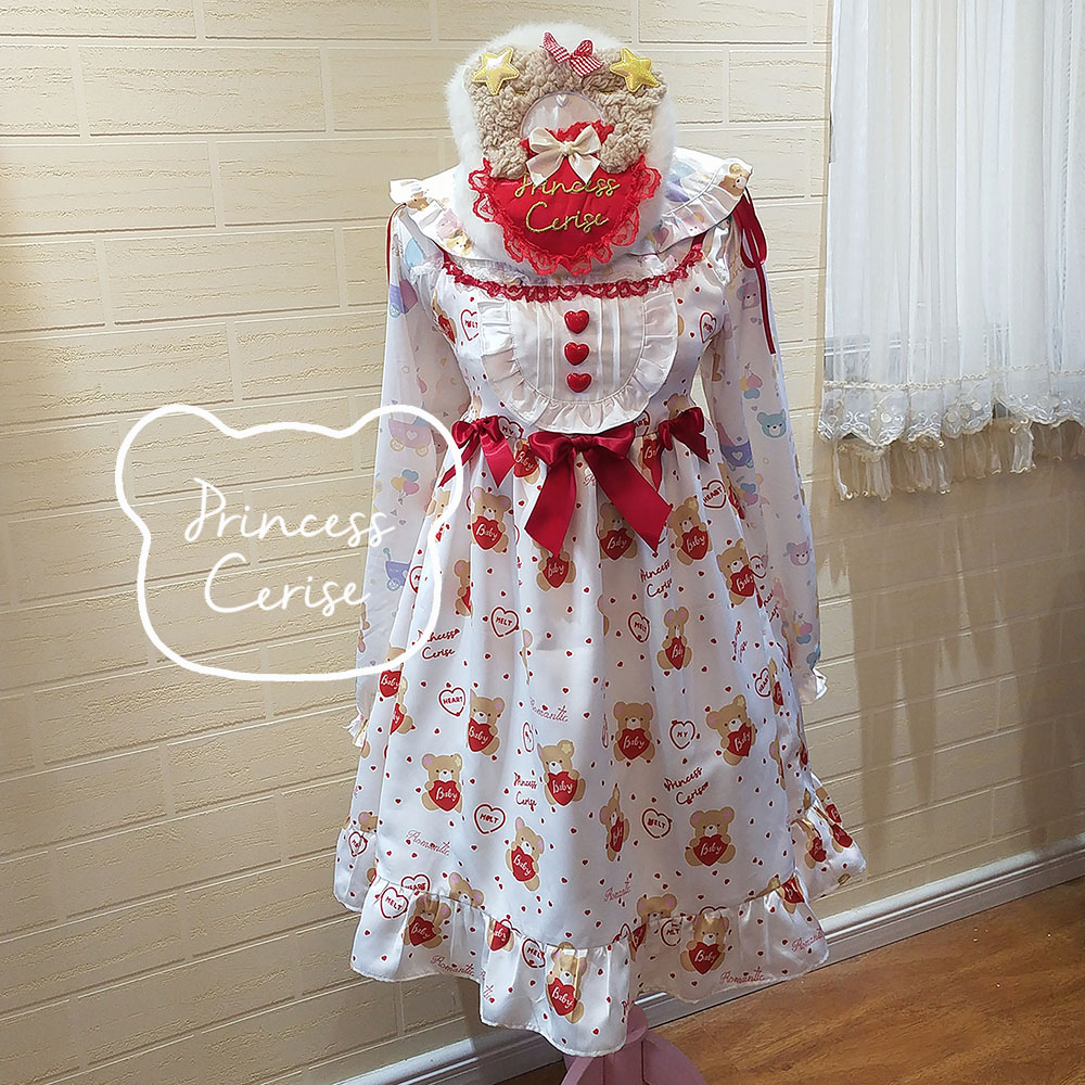 「Princess Cerise Handmade」Handmade one-piece dressハンドメイド ワンピース