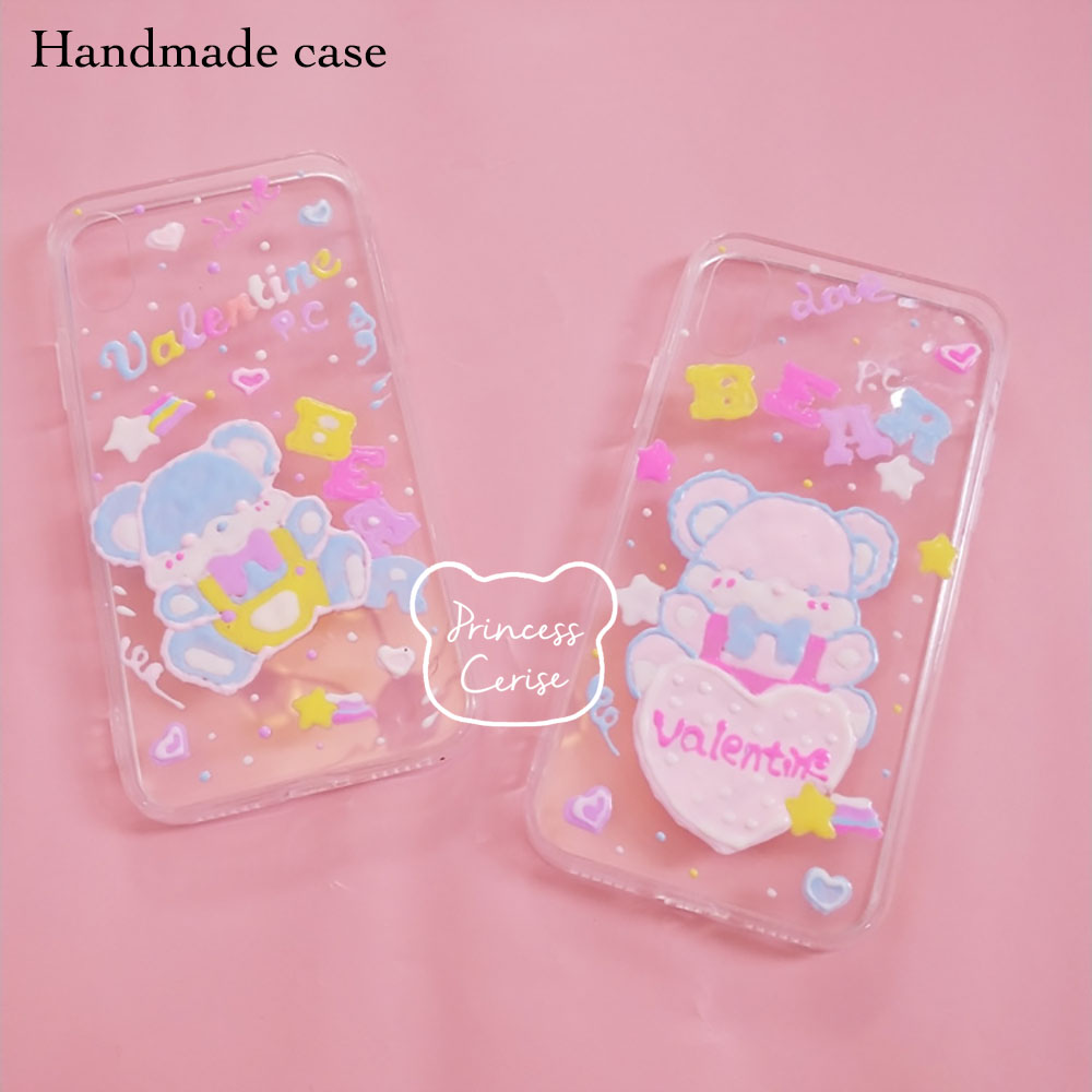 ♡ Handmade cute bear baby case ♡