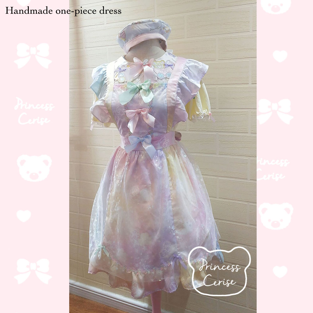 「Princess Cerise Handmade」Handmade one-piece dressハンドメイド ワンピース