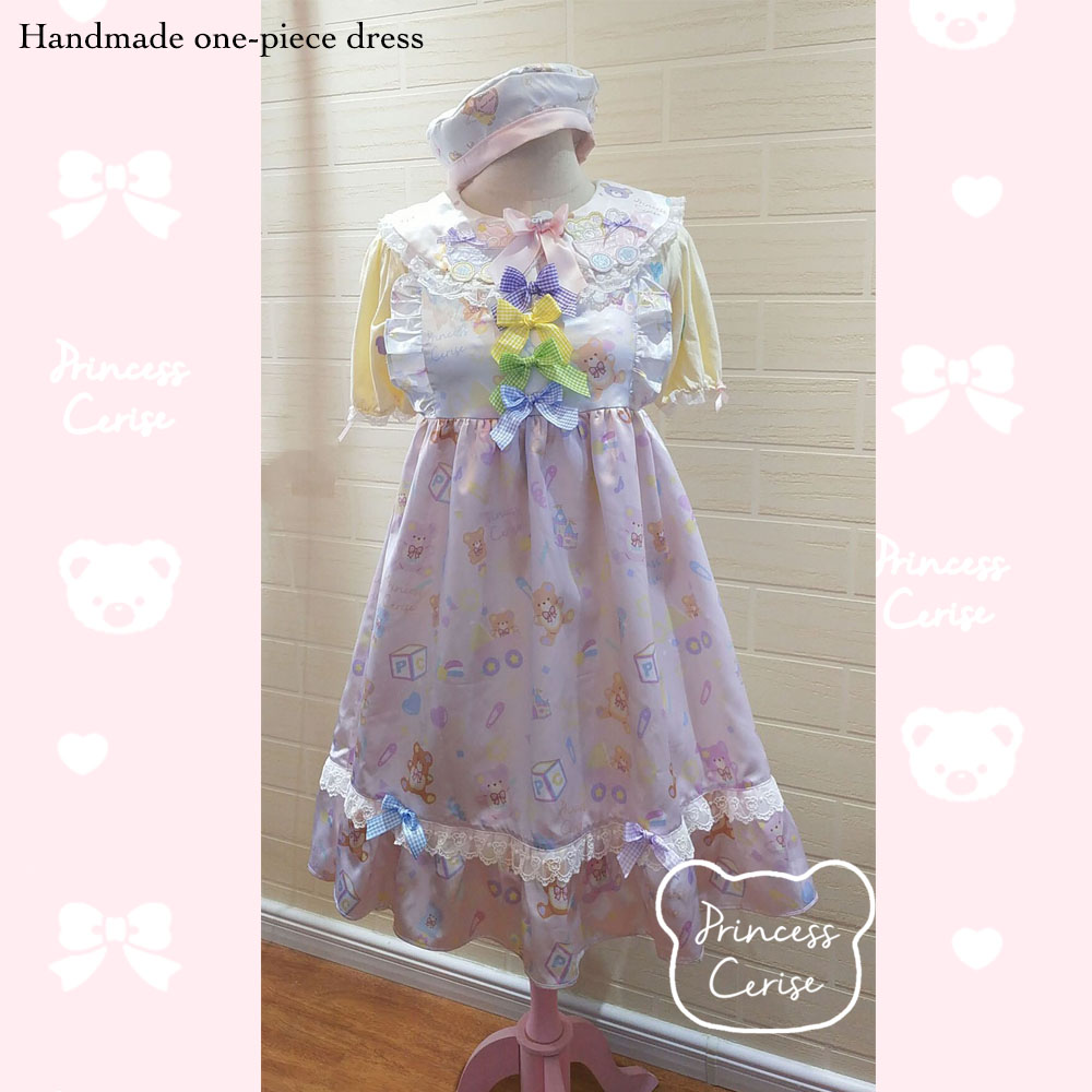 「Princess Cerise Handmade」Handmade one-piece dressハンドメイド ワンピース