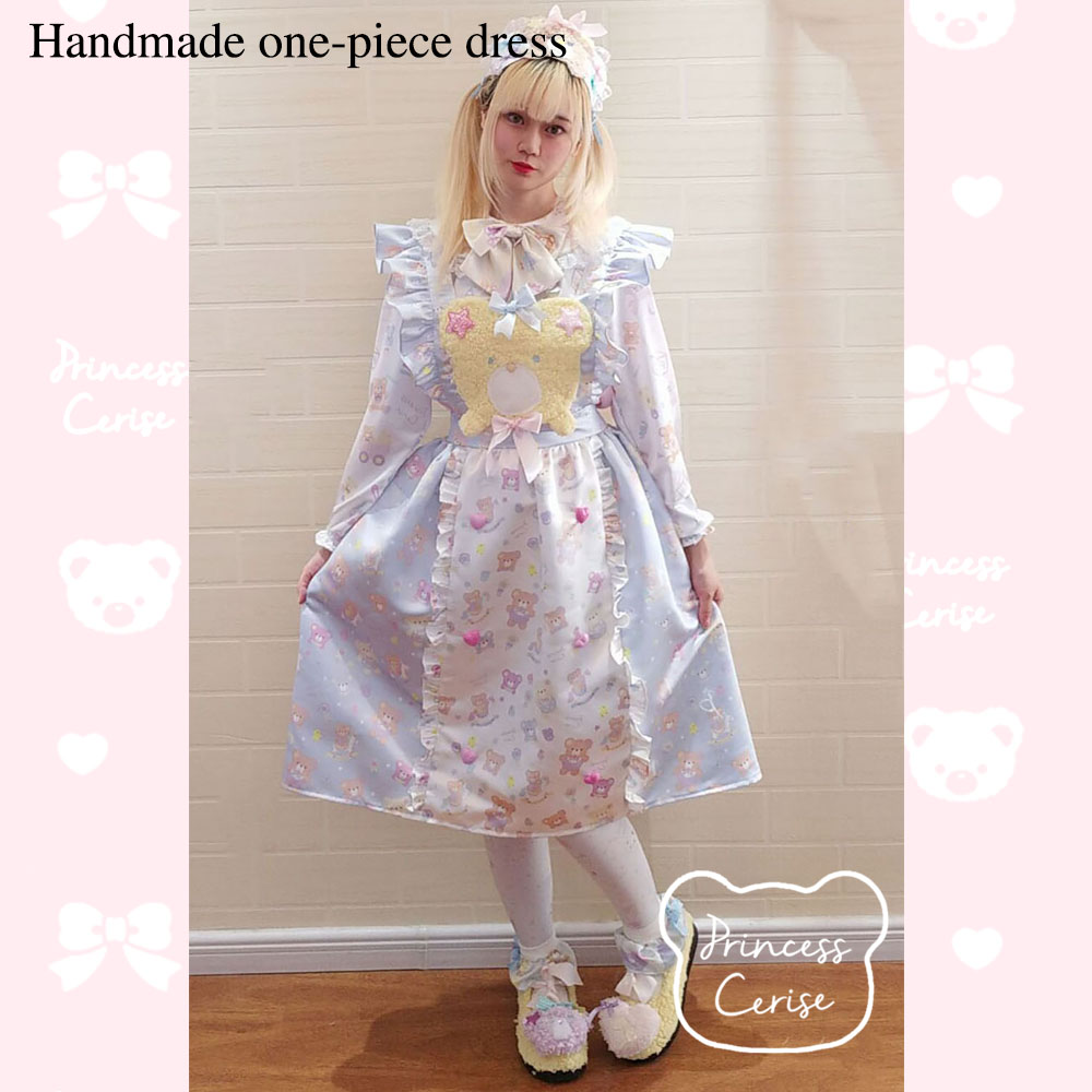 「Princess Cerise Handmade」Handmade one-piece dressハンドメイド ワンピース  66937