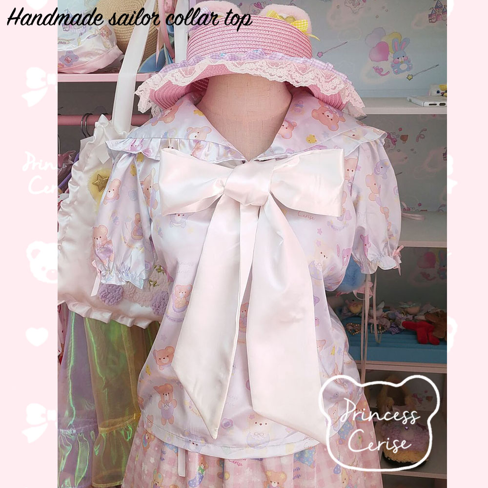 「Princess Cerise Handmade」Handmade sailor topハンドメイドセーラートップ