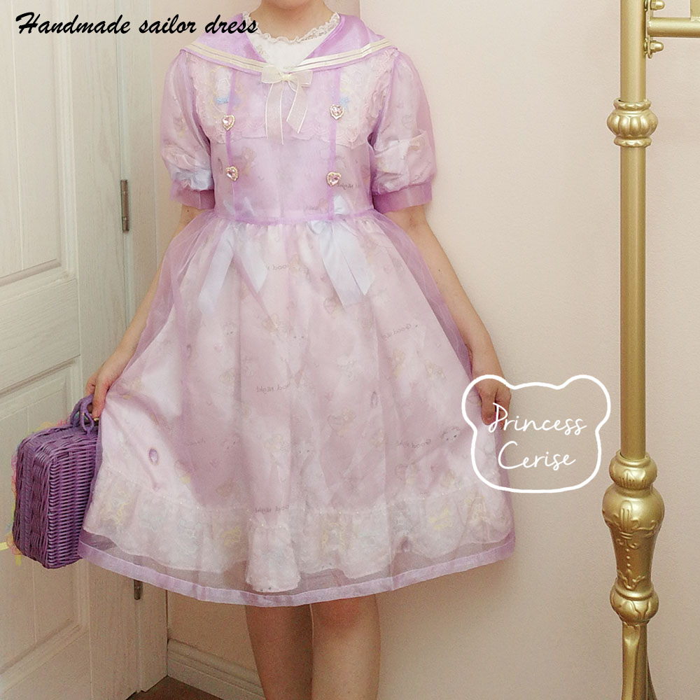 「Princess Cerise Handmade」Handmade sailor dress ハンドメイドセーラードレス