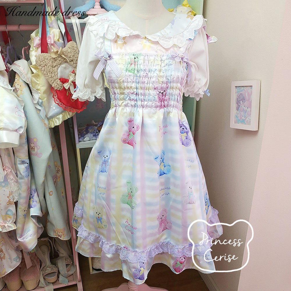 「Princess Cerise Handmade」Handmade one-piece dressハンドメイド ワンピース