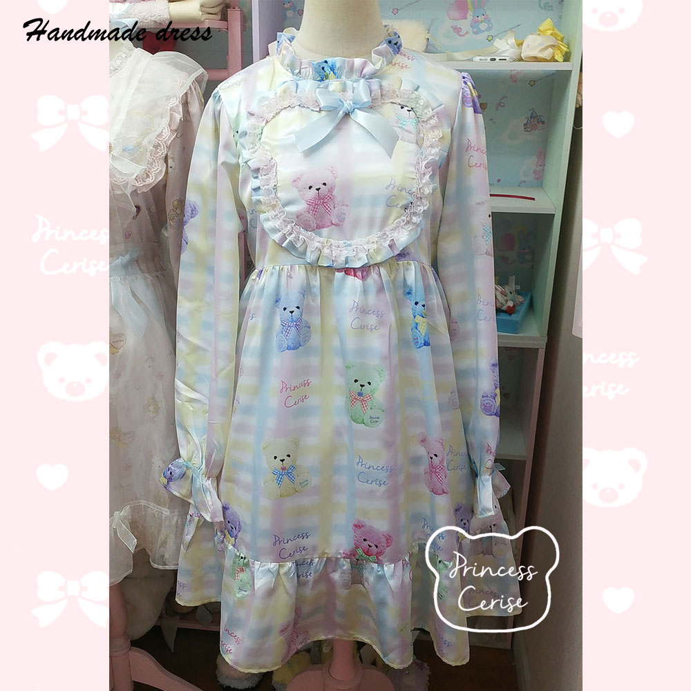 「Princess Cerise Handmade」Handmade one-piece dressハンドメイド ワンピース