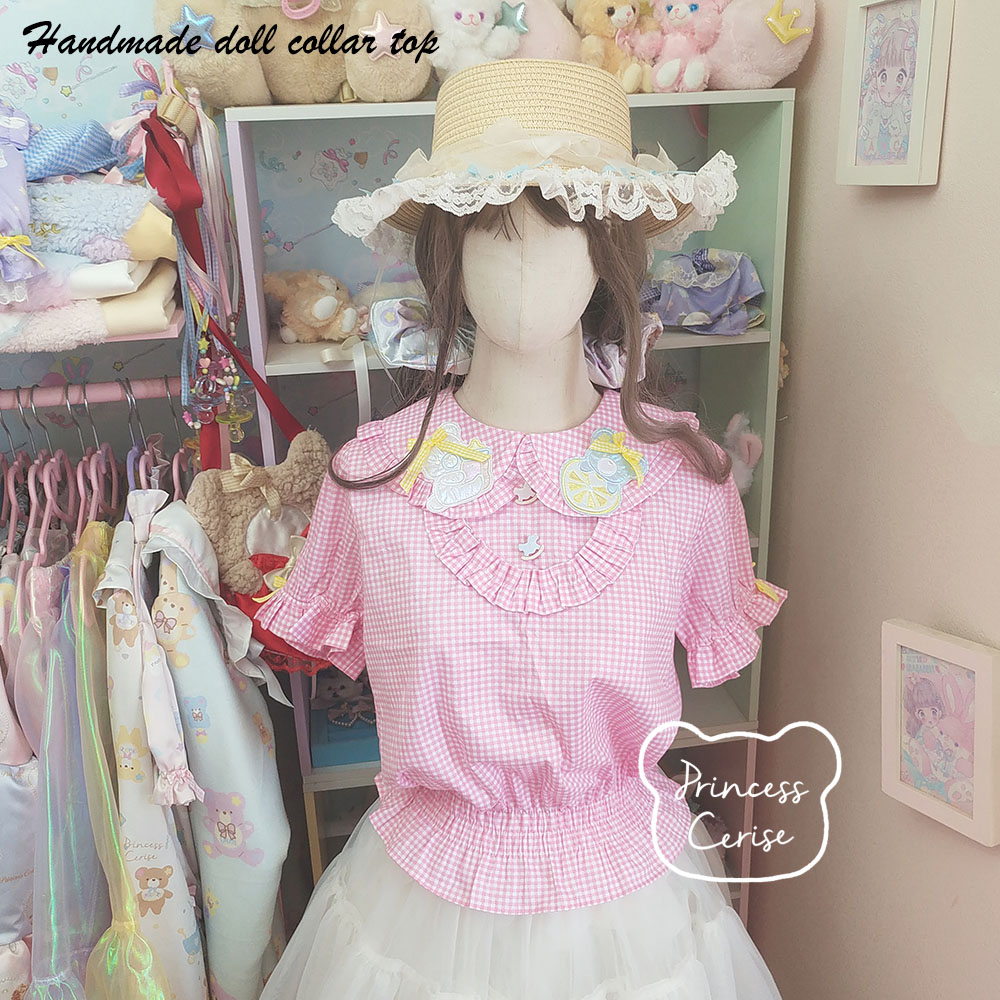 「Princess Cerise Handmade」Handmade doll collar topハンドメイドドールカラートップ