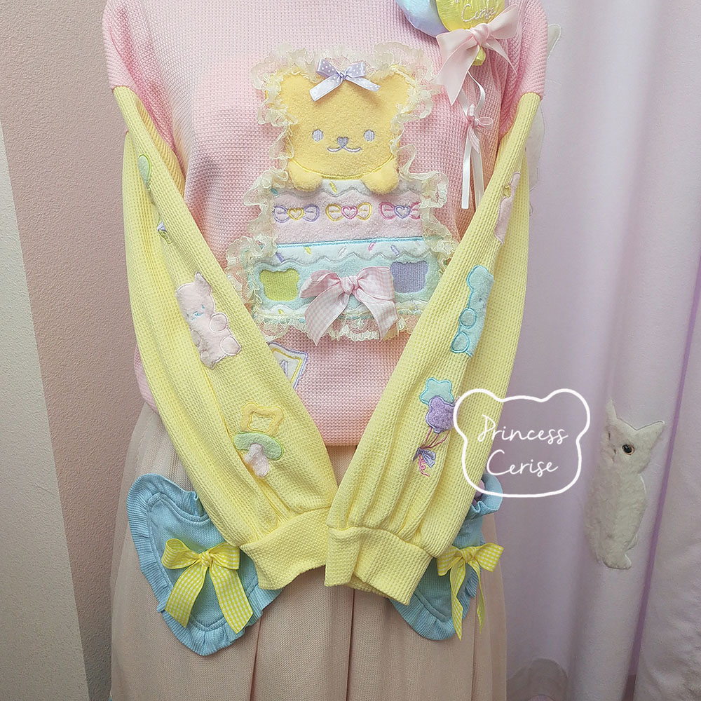 「Princess Cerise Handmade」ハンドメイド「Handmade top」くまちゃんケーキトップ 82595