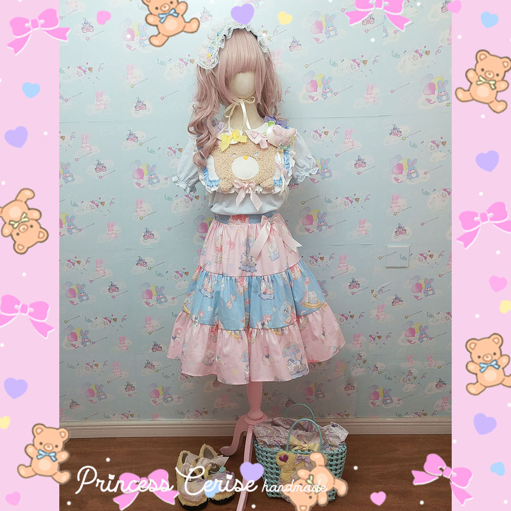 「Princess Cerise Handmade」Handmade cake skirt ハンドメイドスカート