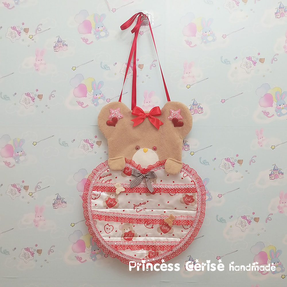 ハンドメイドウォールポケット　handmade wall pocket