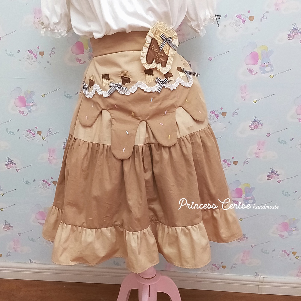 「Princess Cerise Handmade」チョコ ケーキスカートchocolate cake skirt　