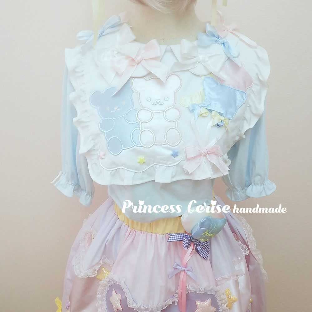 「Princess Cerise Handmade」Handmade cotton topsハンドメイドトップス 33509