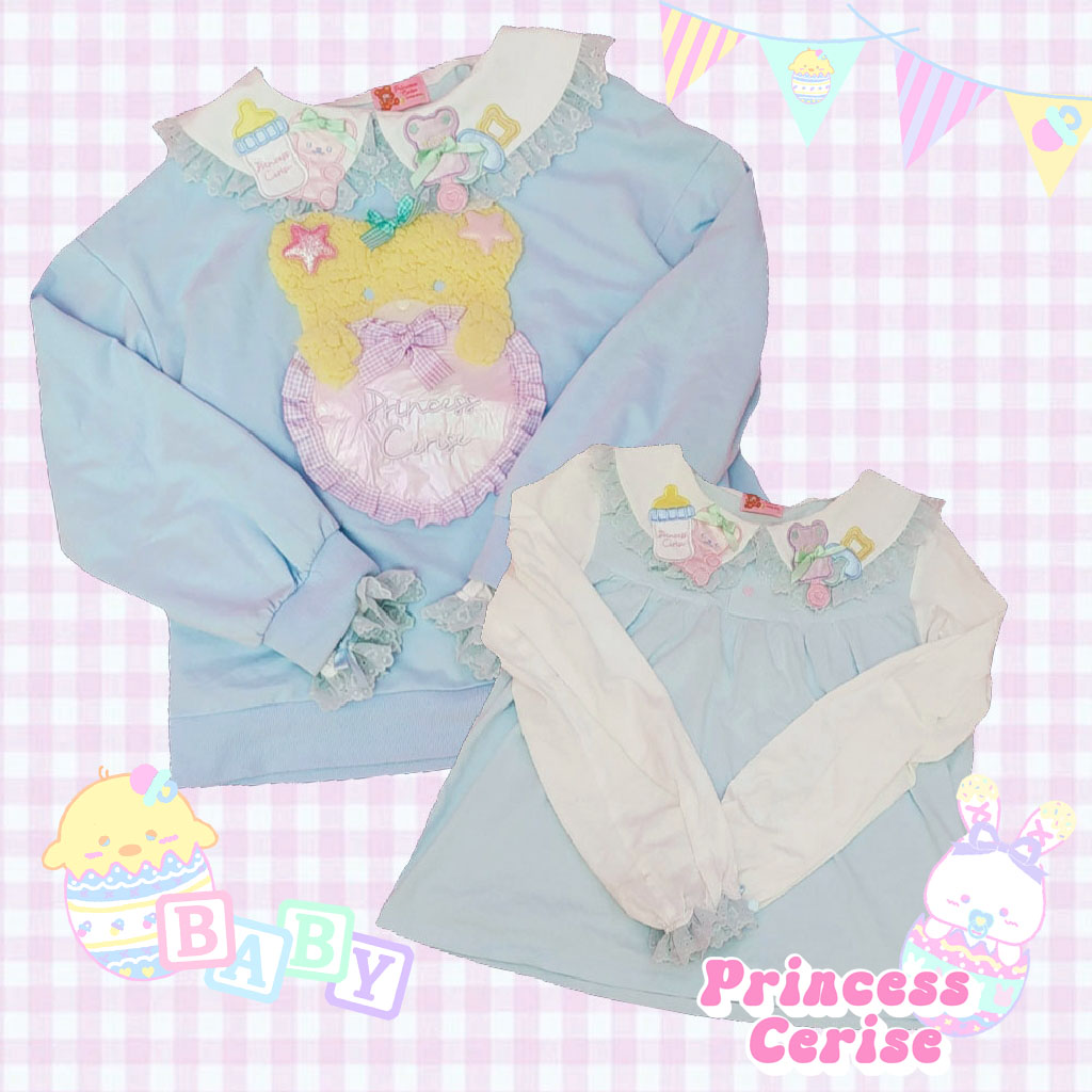 「Princess Cerise Handmade」2点/2pieces Handmade cotton top ハンドメイドコットントップ 60383